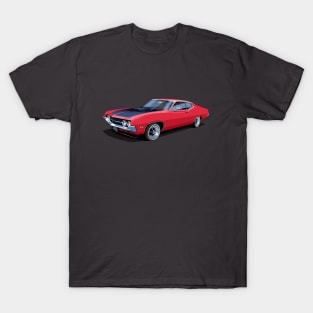 1970 Ford Torino Cobra Jet in candy apple red T-Shirt
